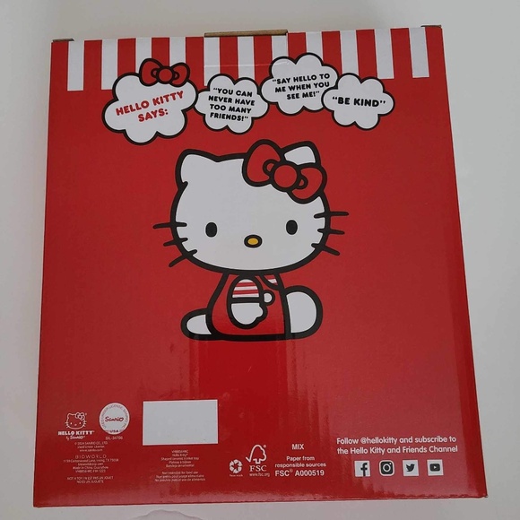 Hello Kitty Ceramic Trinket Tray Shaped Brand New - Picture 12 of 12
